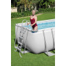 Каркасный бассейн BESTWAY POWER STEEL 549х274х122см, 14812л + фильтр-насос 5678 л/ч, тент, лестница 56465 BW
